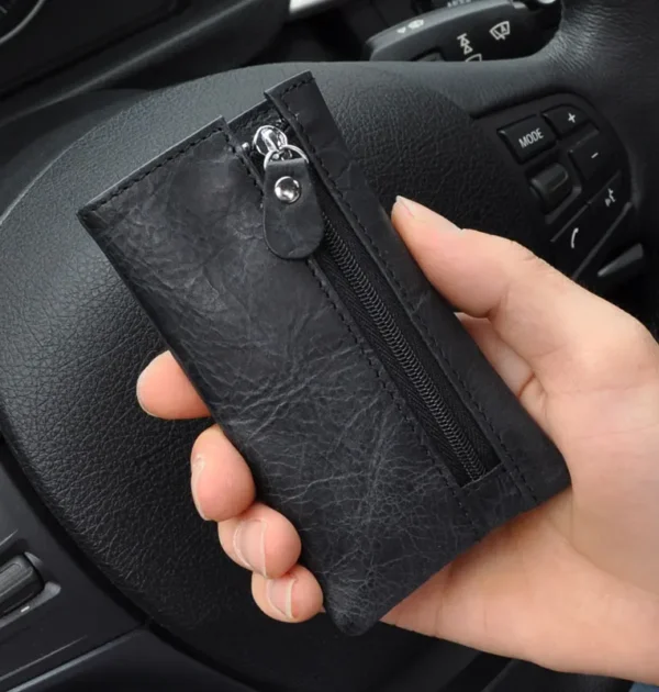 New Arrival Men Genuine Cow Leather Bag Business Car Key Wallets Fashion Women Housekeeper Key Holders