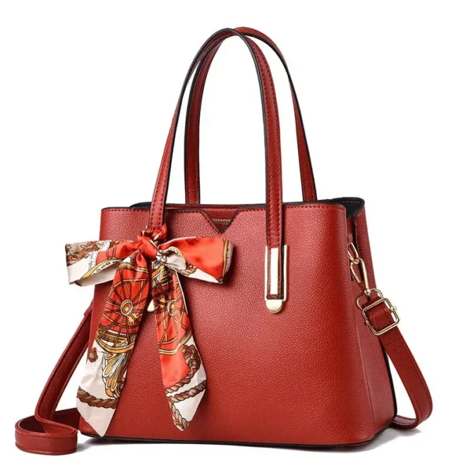High Quality Soft Leather Women's Handbags Luxury Designer Elegant Female Boston Bag Large Capacity Shoulder Bags Sac A Main