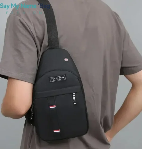 Men's Waterproof Large Capacity Fanny Pack 2025 New Adjustable Strap Outdoor Sports And Leisure Fashion Small Shoulder Bag