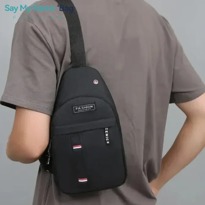 Men's Waterproof Large Capacity Fanny Pack 2025 New Adjustable Strap Outdoor Sports And Leisure Fashion Small Shoulder Bag