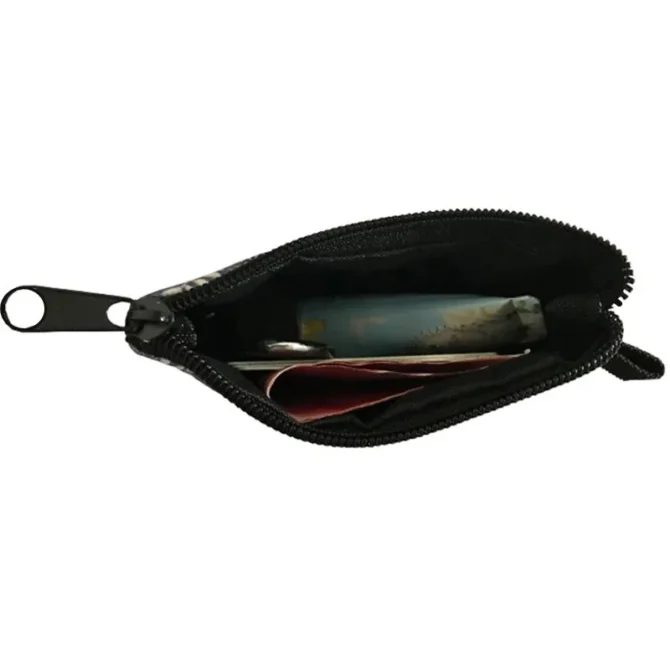 Floral Coin Purse Ladies Portable Card Bag Coin Key Storage Bag Coin Coin Money Bag Card Bag Small Square Bag Portfel Wallet F1