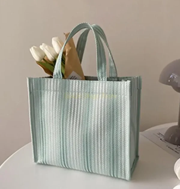 X90D Shopper Canvas Tote Bag Girl Women Casual Handbag Large Capacity Shoulder Bag