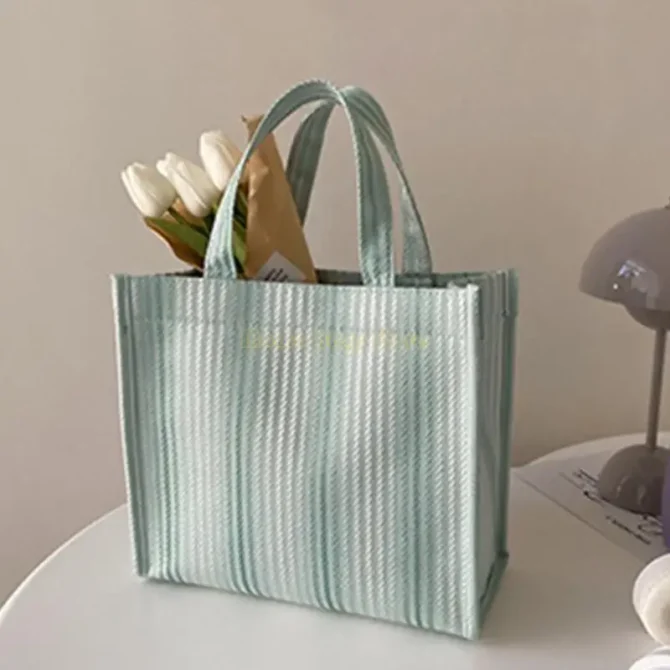 X90D Shopper Canvas Tote Bag Girl Women Casual Handbag Large Capacity Shoulder Bag