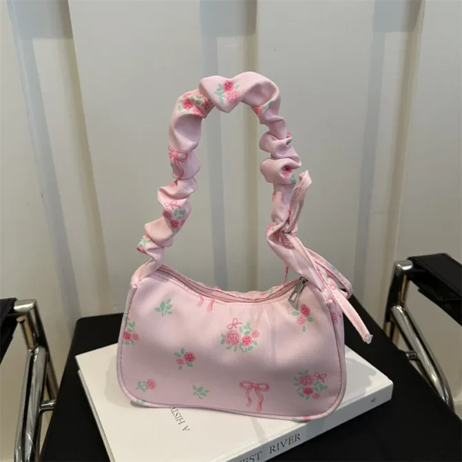 Women's shoulder bag under the arm bag lovely strawberry small square bag with a shoulder bag casual cross-body bag