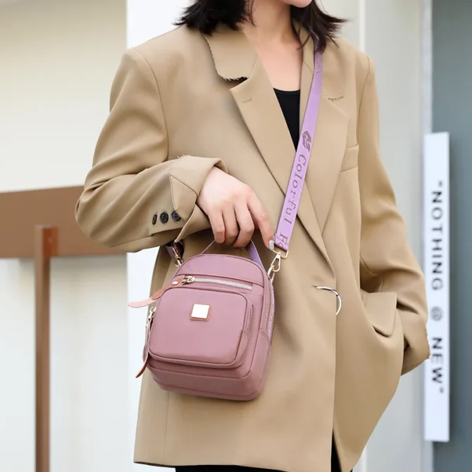 New shoulder bag for women's outdoor leisure crossbody bag, simple and portable, mobile phone key coin purse tote bag bolsos