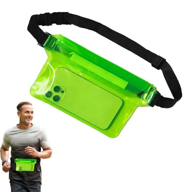 3 Layers Waterproof Sealing Drift Diving Swimming Waist Bag Skiing Snowboard Underwater Dry Shoulder Bag for Phone Fanny Pack