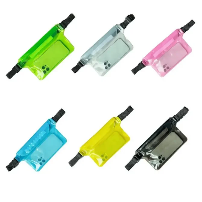 3 Layers Waterproof Sealing Drift Diving Swimming Waist Bag Skiing Snowboard Underwater Dry Shoulder Bag for Phone Fanny Pack