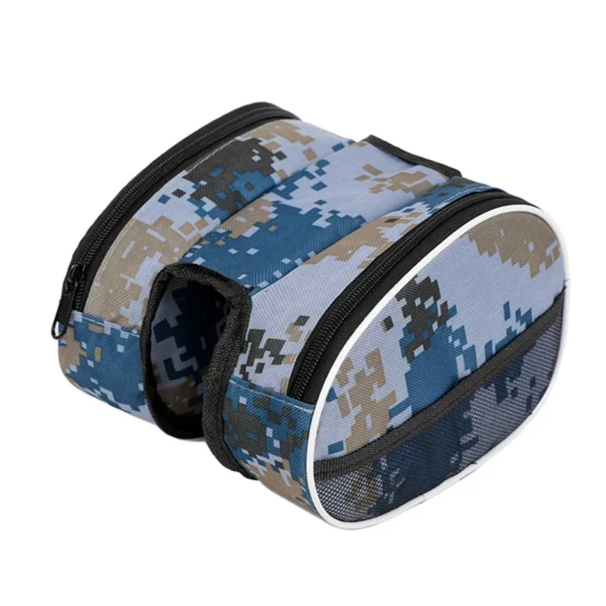 Wear Resistance Front Beam Bag Saddle Bag With Reflective Strip Storage Case Super Capacity Upper Tube Tool Bag Waterproof