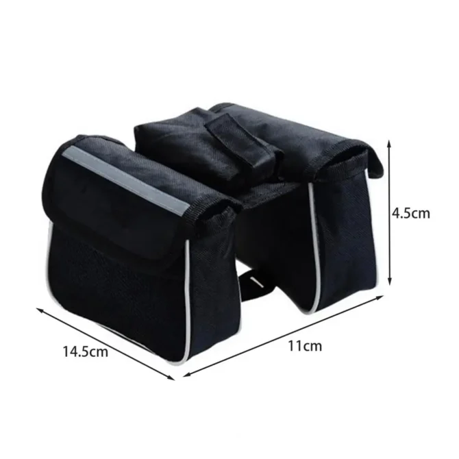 Bicycle Bag Front Reflective Strip MTB Mountain Bike 3-in-1 Bike Front Beam Upper Tube Saddle Bag accesorios para bicicletas