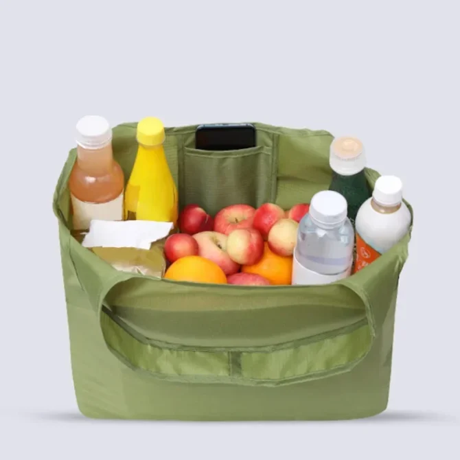 Waterproof Foldable Handy Shopping Bags Reusable Tote Pouches Recycle Shopper Groceries Storage Handbag Useful Beach Bags