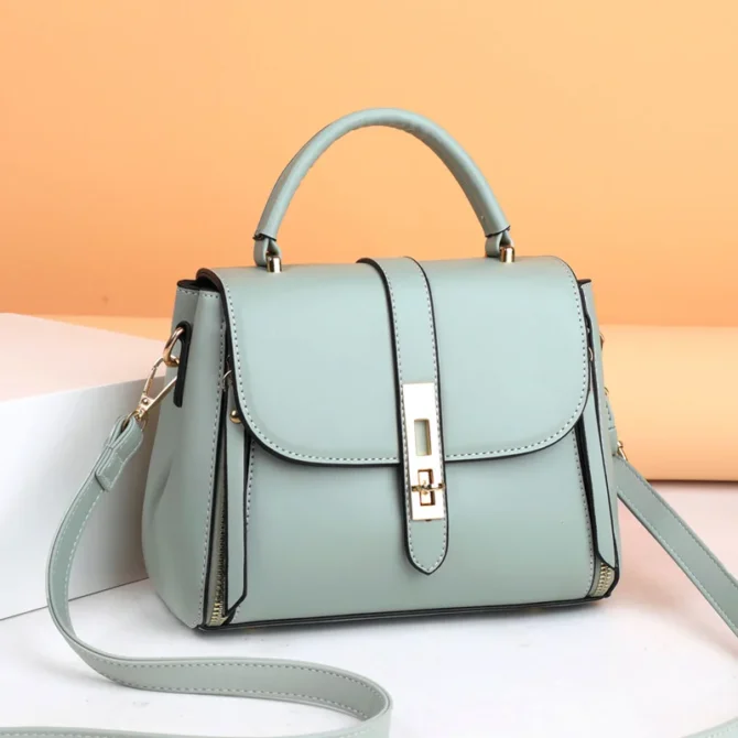 New Women's Backpack Office Women's Soft PU Leather Handbag Vintage Shoulder Bag Casual Crossbody Bag
