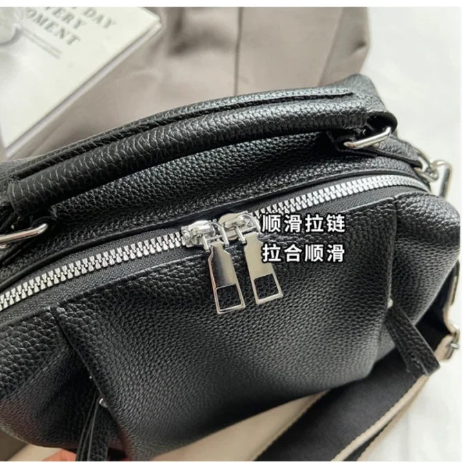 High Quality Female Top Handle Messenger Bags Luxury Women Tote Handbags PU Genuine Leather Ladies Boston Shoulder Bags
