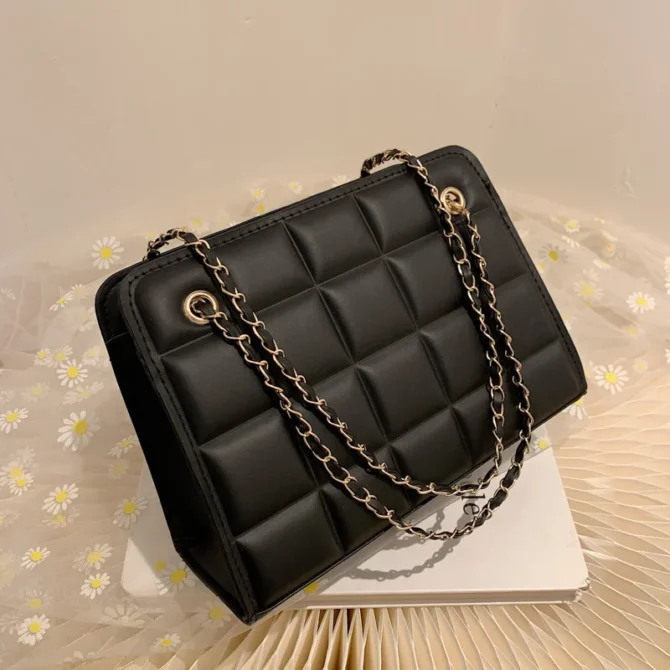 New Woman shoulder bag Large capacity Handbag for Women 2025 Lychee pattern PU Portable bucket bag ladies messenger bags