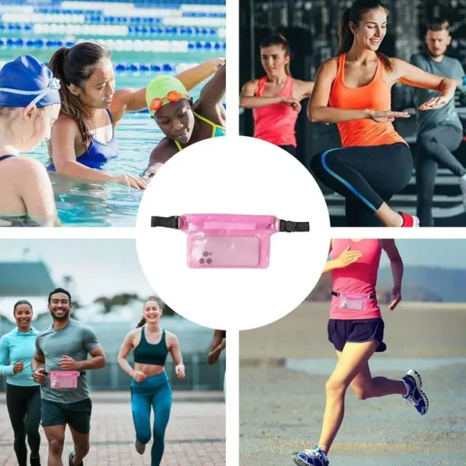 3 Layers Waterproof Sealing Drift Diving Swimming Waist Bag Skiing Snowboard Underwater Dry Shoulder Bag for Phone Fanny Pack