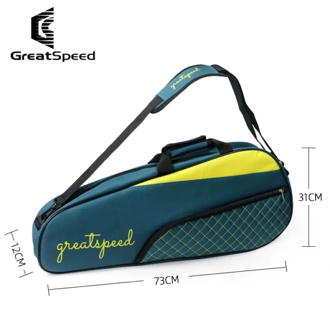 Greatspeed 3-Pack Tennis Bag, Single Shoulder Backpack, Men's and Women's Tennis Racket Bag, Badminton Racket Bag