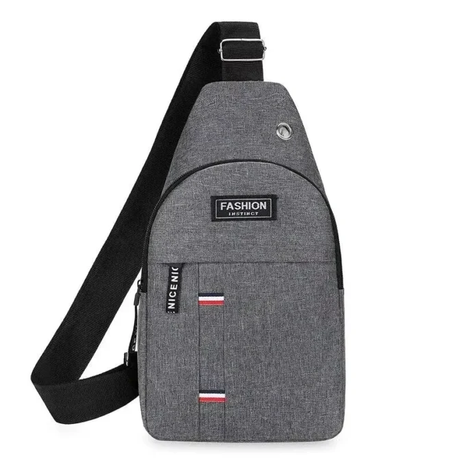 Men's Waterproof Large Capacity Fanny Pack 2025 New Adjustable Strap Outdoor Sports And Leisure Fashion Small Shoulder Bag