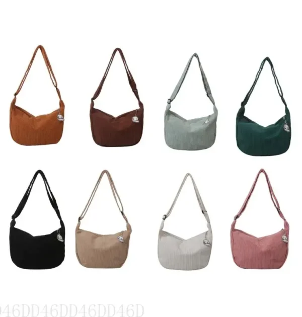 D46D Shoulder Bags Large Capacity Crossbody Bag for Girl Student Fashion Trendy Bag