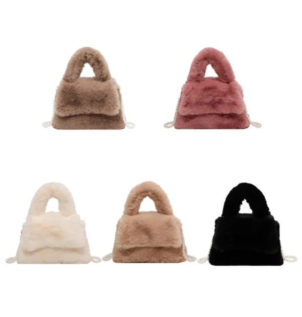 Crossbody Bag Tote Flap Bags Versatile Fashion Handbag Pearl Strap Bags