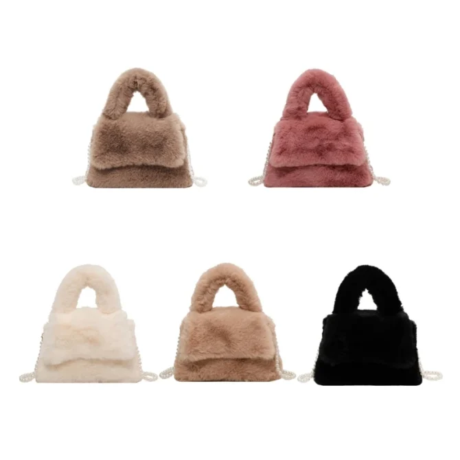 Crossbody Bag Tote Flap Bags Versatile Fashion Handbag Pearl Strap Bags