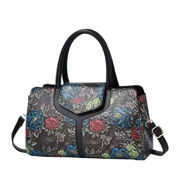 2024 New Retro Print Boston Pillow Bag Large Capacity One Shoulder Handheld Crossbody Bag High Quality Luxury Women's Handbag