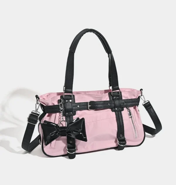 Fashion Fitness Yoga Bag 2025 Large Capacity Commuter Tote Bag Women's Shoulder Crossover Handbag Soft Handle Boston Bag