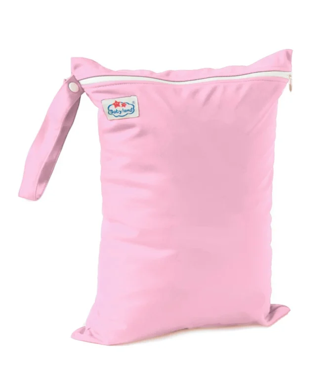 You Pick Patterns Colors Babyland Waterproof Diaper Bag WetBag Zipper Bag Wet Bag Hung On Stroller Easy Take When Outside 1PC