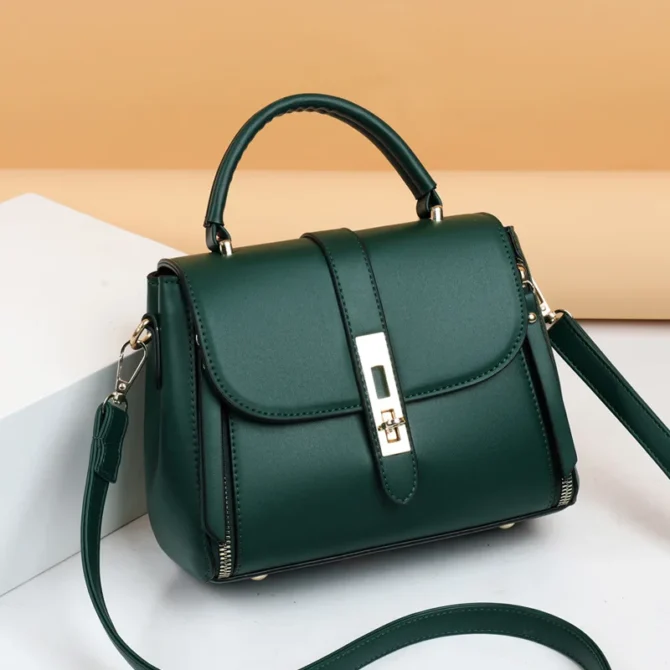 New Women's Backpack Office Women's Soft PU Leather Handbag Vintage Shoulder Bag Casual Crossbody Bag
