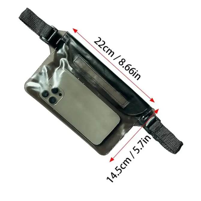 3 Layers Waterproof Sealing Drift Diving Swimming Waist Bag Skiing Snowboard Underwater Dry Shoulder Bag for Phone Fanny Pack