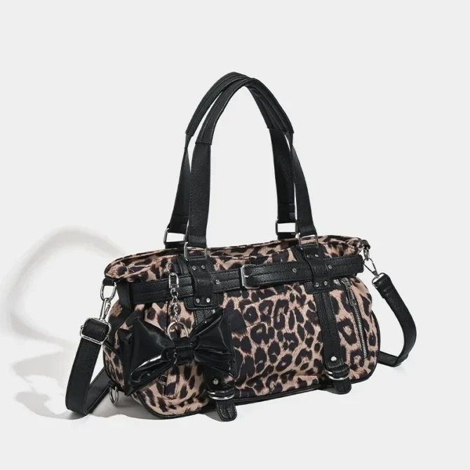 Fashion Fitness Yoga Bag 2025 Large Capacity Commuter Tote Bag Women's Shoulder Crossover Handbag Soft Handle Boston Bag