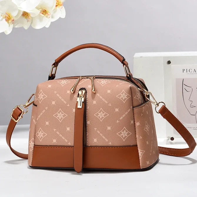 Boston Lady Handbags 2024 Luxury Fashion Women Messenger Shoulder Bags Brand Designer Portable Crossbody Bag Bolso Mujer
