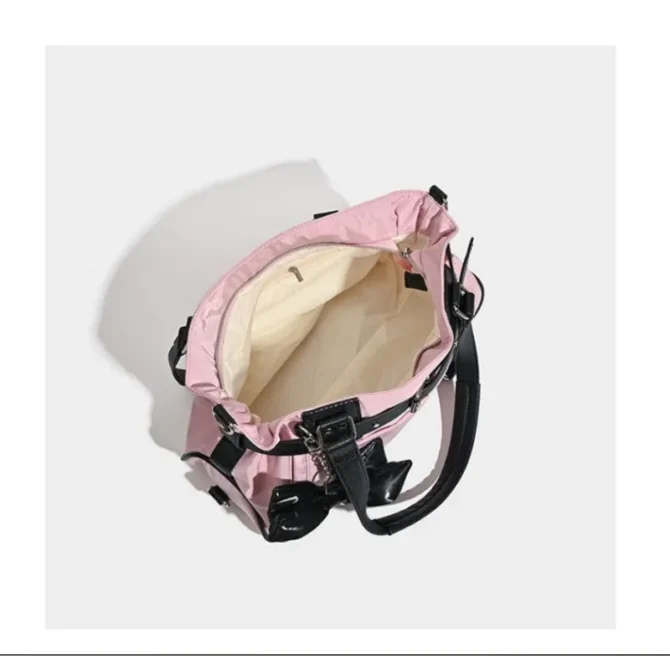Fashion Fitness Yoga Bag 2025 Large Capacity Commuter Tote Bag Women's Shoulder Crossover Handbag Soft Handle Boston Bag