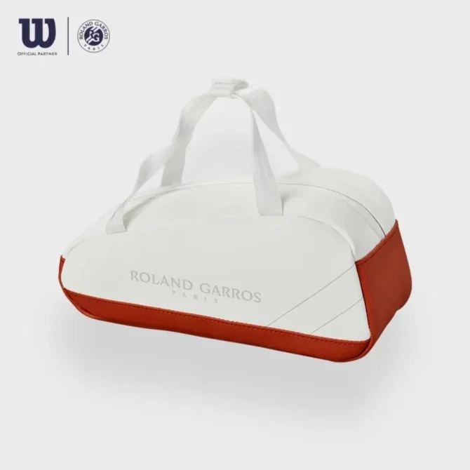 Wilson PU Leather Small Hand Bag Super Tour Tennis Accessories Bag Roland Garros Mini Travel Bag Racquet Sports ﻿