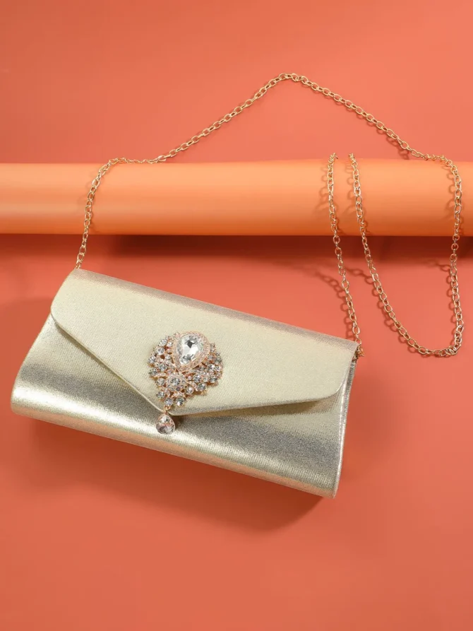 New Wedding Banquet Diamond Handbag Dress Tassels Evening Bag rhinestone Metallic shoulder bag Fashion clutch bag Wedding party