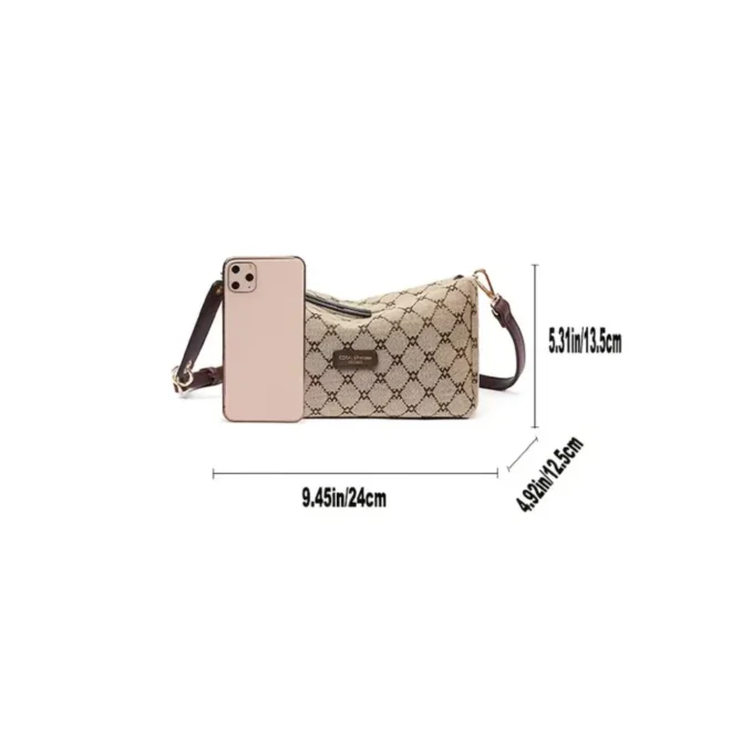 Classic Print Pillowcase Bag, Large Capacity Boston Womens Crossbody Bag Luxe designer Bogg extra Kawaii bags
