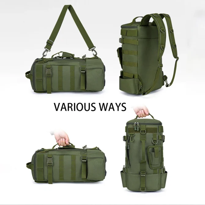Outdoor Lure Fishing Backpack Multi Functional Large Capacity Fishing Gear Bag Wear-resistant and Waterproof