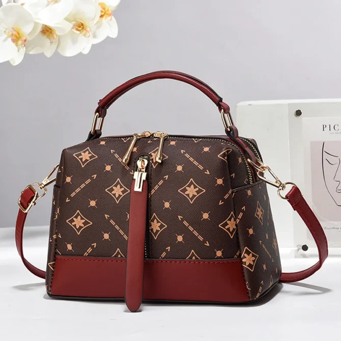 Boston Lady Handbags 2024 Luxury Fashion Women Messenger Shoulder Bags Brand Designer Portable Crossbody Bag Bolso Mujer