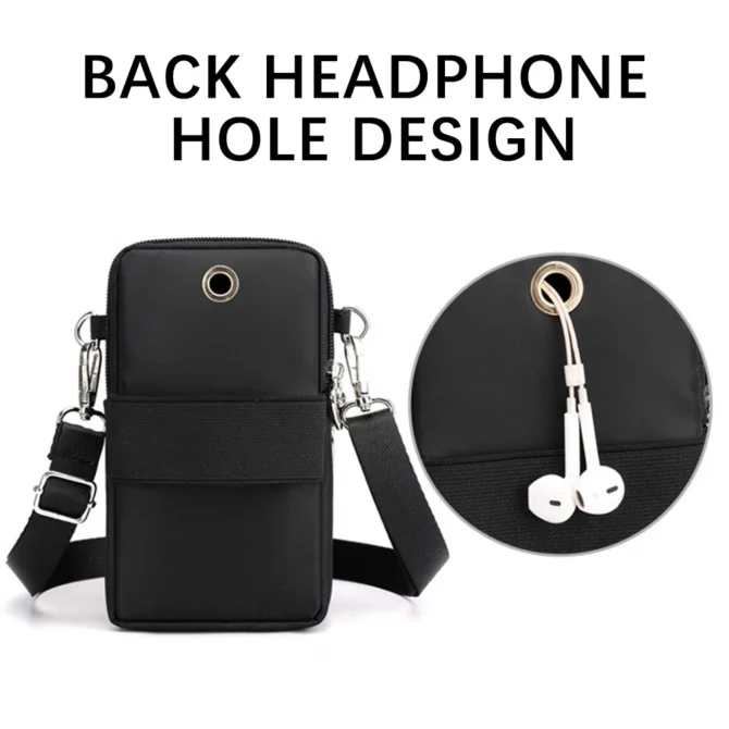 Mini Nylon Cross-body Bag Leisure Outdoor Sports Waterproof Daypacks For Working Office Business